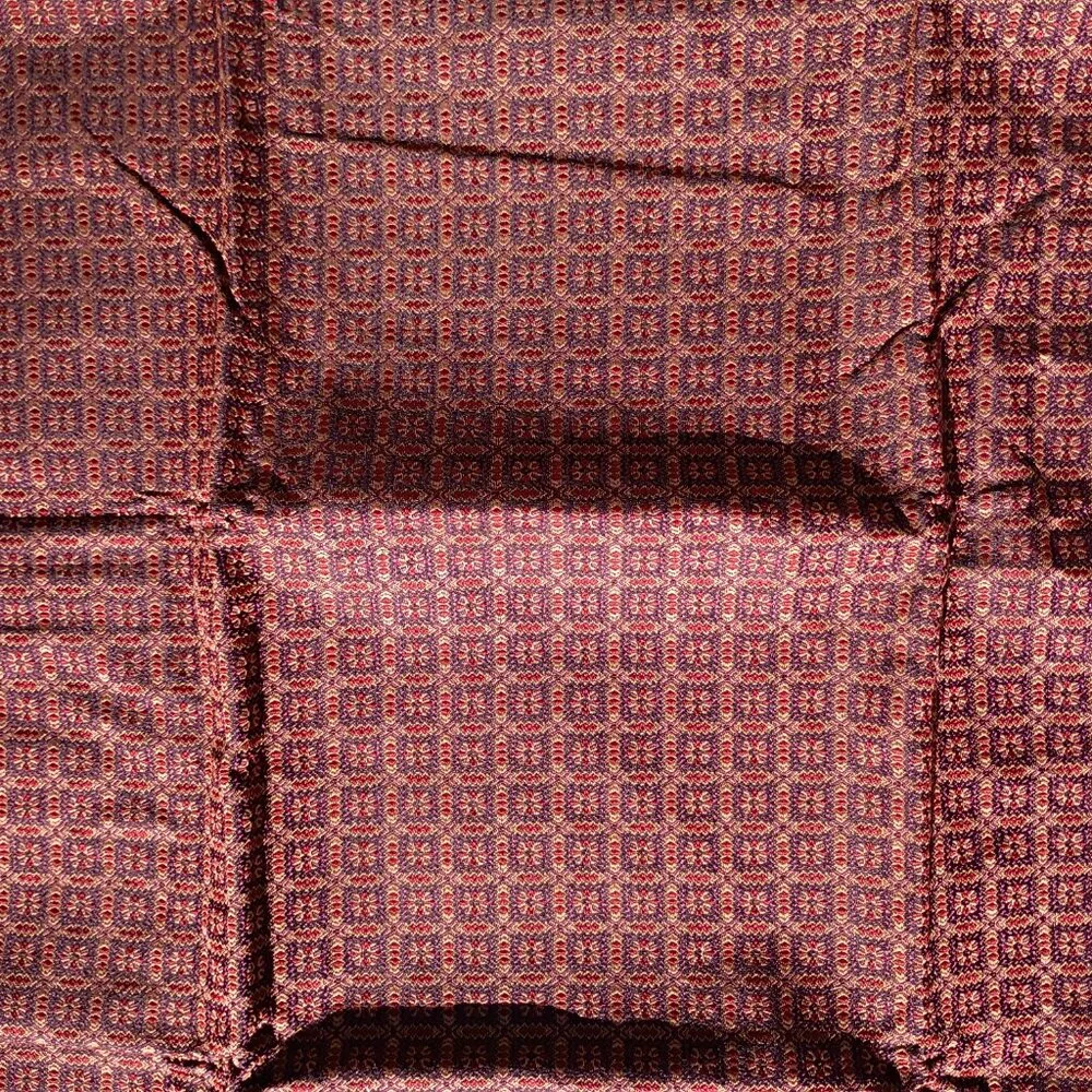 Vintage Pair of WAMSUTTA Euro Shams Hermitage Brown Maroon European Pillow NWT